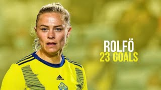 FRIDOLINA ROLFÖ  ALL 23 GOALS FOR SWEDEN [upl. by Reeher]