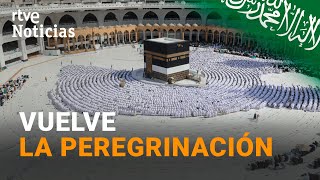 LA MECA Un MILLÓN de PEREGRINOS tras un parón de 2 años por la PANDEMIA  RTVE [upl. by Annoeik]