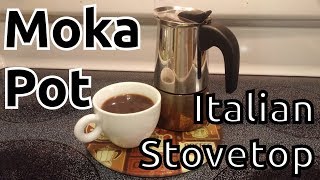 How to use a Moka Pot Italian Stovetop Espresso Maker [upl. by Blair494]