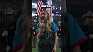 The New Worst National Anthem Performance Goes to Ingrid Andrees [upl. by Sivrat189]