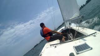 Etchells 22 sailing [upl. by Atnaloj]