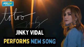 Jinky Vidal sings new song Totoo composed by boyfriend Jeric Medina [upl. by Yerg]