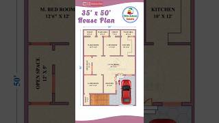 35x50 House Plan  3550 House Plan  3550 House Plan  houseplan ytshorts youtubeshorts shorts [upl. by Neeluj14]