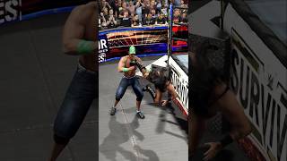 💥 RHEA RIPLEY vs JOHN CENA 💥 WWE 2K24 wwe2k24 shorts wwe viral intergender [upl. by Yelahc491]