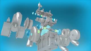 How An Air Compressor Work  Atlas Copco Centrifugal Compressor Working Animation [upl. by Yliab]