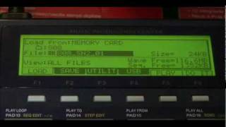 AKAI MPC1000 how to Save an Load [upl. by Fallon]