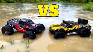 XLF X04 RC Car vs DEERC 9201E  Remote Control Car  RC Car 4x4 [upl. by Atineb]