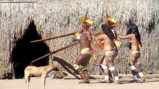 BrazilXinguIndios Kamayura Kuarup I day [upl. by Zantos880]