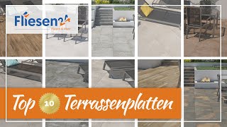 Top 10 Terrassenplatten 2021  unsere schönsten Terrassenplatten aus Feinsteinzeug in 2 cm Stärke [upl. by Eilojne]