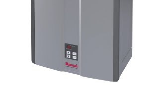 Rinnai Tankless Water Heater cleaning burner chambers [upl. by Akelahs]