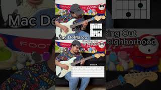 Mac DeMarco  Freaking Out the Neighborhood guitar tutorial guitar [upl. by Assisi]