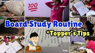 Exam Study Routine  Toppers Study TipsSecrets study [upl. by Matthaeus]