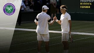 Roger Federer v Andy Roddick Wimbledon Final 2009 Extended Highlights [upl. by Sabina]