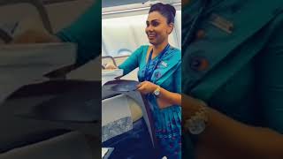 Incredible Beautiful Sri Lankan Airline Air Hostess [upl. by Ahsemo]