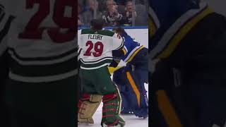 When MarcAndré Fleury tried to fight Jordan Binnington 😳 [upl. by Abeh]