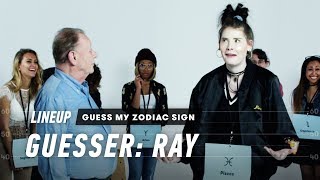 An Astrologer Guesses Strangers Zodiac Sign Ray  Lineup  Cut [upl. by Nahgeam9]