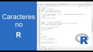 Caracteres na linguagem R Curso para iniciantes  Aula 7 [upl. by Bohun752]