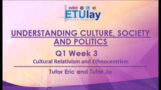 Cultural Relativism and Ethnocentrism  Understanding Culture Society and Politics [upl. by Anitsud]