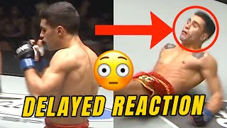 DELAYED REACTION 😳 Panpayaks INSANE Head Kick Knockdown [upl. by Ettolrahc]