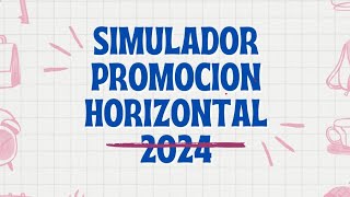 PARTE 6 SIMULADOR PROMOCIÓN HORIZONTAL 2024 USICAMM 2024 [upl. by Irec]