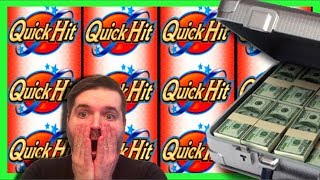 HUGE WINS I PLAY EVERY QUICK HIT SLOT MACHINE IN THE CASINO Winning W SDGuy1234 [upl. by Cristionna]