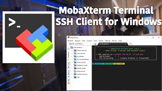 MobaXterm Terminal amp SSH Client for Windows [upl. by Finnie382]