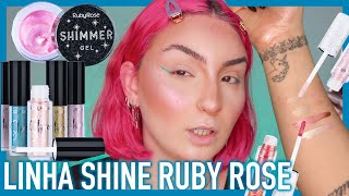 RESENHA LINHA SHINE RUBY ROSE  VÍCIO BLOG [upl. by Killy]