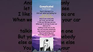 Avril Lavigne  Complicated Lyrics shorts [upl. by Muller]