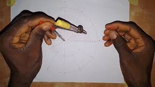 Construction of an Archimedean Spiral of Two Convolutions 2 Turns given Long and Short Distances [upl. by Hibbitts782]