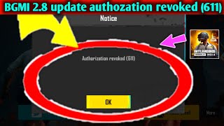 pubgm 28 update Authorization revoked problem fix solve l Facebook login Authorization revoked [upl. by Mahseh28]