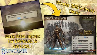 EASY DATA IMPORT FOR DW345XL amp SW12XL PCSX2 TUTORIAL [upl. by Chester]