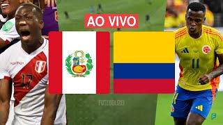 PERU 1X1 COLOMBIA AO VIVO  ELIMINATÓRIAS DA AMÉRICA DO SUL [upl. by Alikee]