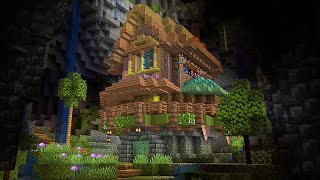 Building the Prettiest Secret Base on This SMP [upl. by Ireg]