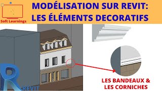 comment modeliser sur revit element decoratif [upl. by Stannfield348]