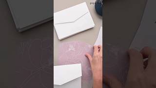 Envelope Liner HowTo StepbyStep Guide shorts envelope wedding [upl. by Natehc]