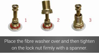 How to Install Quarter Turn Taps [upl. by Hairahcaz]