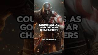 AI Draws Countries as God of War Characters [upl. by Assyram]