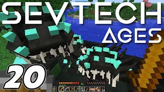 Minecraft Sevtech Ages  RAIDING A SHOGGOTH LAIR Modded Survival  Ep 20 [upl. by Lotsirk]