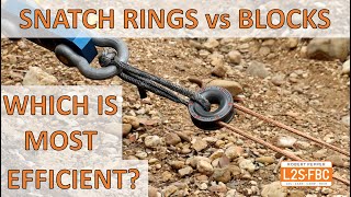 Which is most efficient  snatch block or snatch ring [upl. by Ferrel]