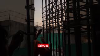 Stirrups making civilengineering construction civilsite viralvideo viralreels viralshorts civ [upl. by Nysila156]