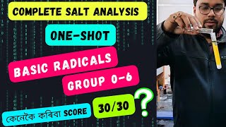 OneShot Salt AnalysisBasic Radical DetectionClass11Class 12 Practical class12practicals ahsec [upl. by Ahsikan414]