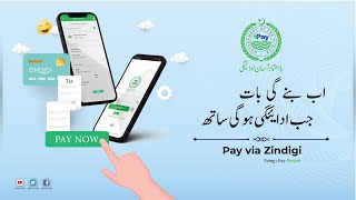 Online Payment of ePay Punjab services using Zindigi Account [upl. by Wiese]