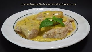 Chicken Breast with TarragonMustard Cream Sauce  Dietplan101com [upl. by Nancee551]