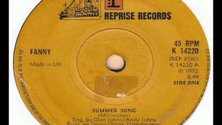 Fanny  Summer Song 1973 [upl. by Eirehc772]