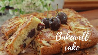 Cherry Bakewell Cake  Food to Cherish [upl. by Lanrev71]