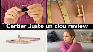 Cartier Juste un clou bracelet 5 YEAR review [upl. by Ahsenaj]