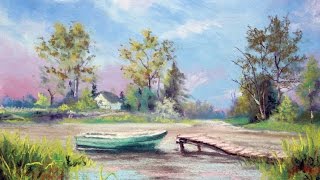 PanPastels and Soft Pastels Landscape [upl. by Eenhpad]