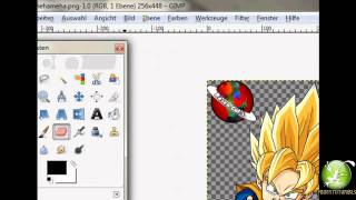 Wie entferne ich ein Logo  Wasserzeichen In Gimp  TUTORIAL   FULL HD [upl. by Aneetsirk137]