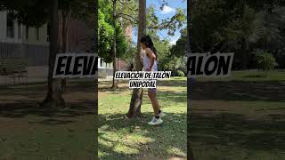 Elevación de talón unipodal 🏃🏽‍♀️running talon elevacion plantiflexion [upl. by Adyela]