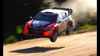 Rally Italia Sardegna 2024 Tanak Winner FULL ATTACK MASSIVE JUMP [upl. by Nixie]